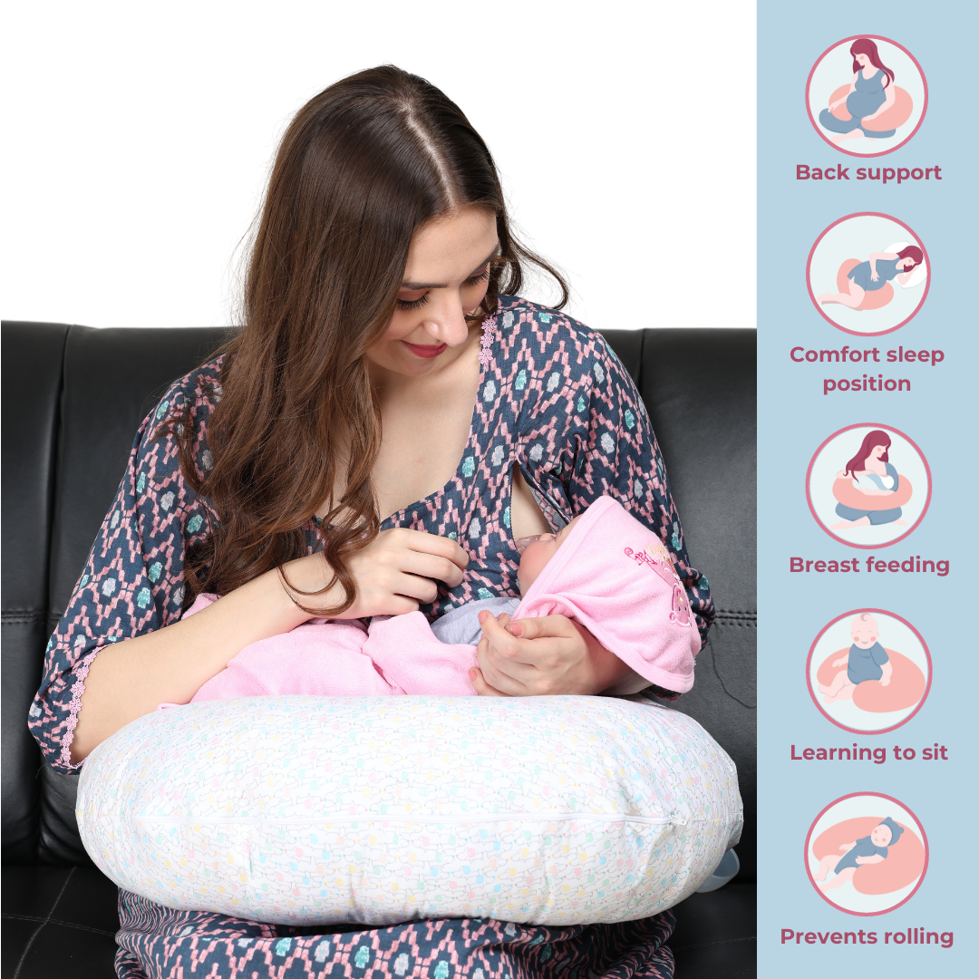 Nursing pillow with back support best sale