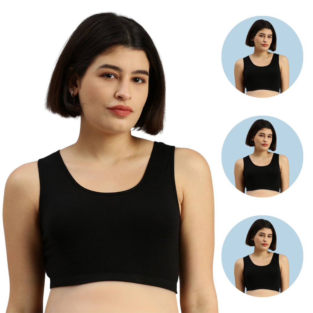 Pregnancy Bra Pack Of 3 Black
