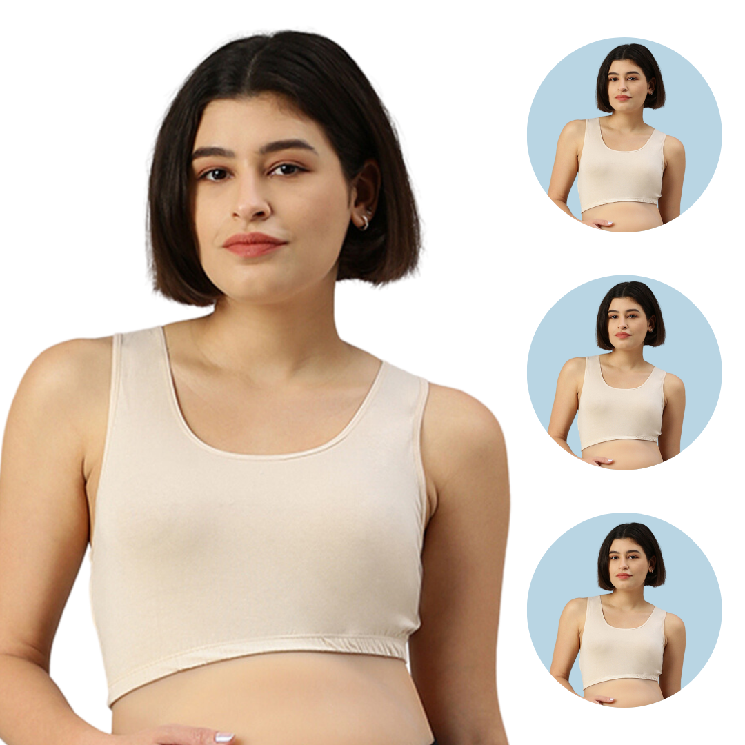 Pregnancy Bra Pack Of 3 Skin