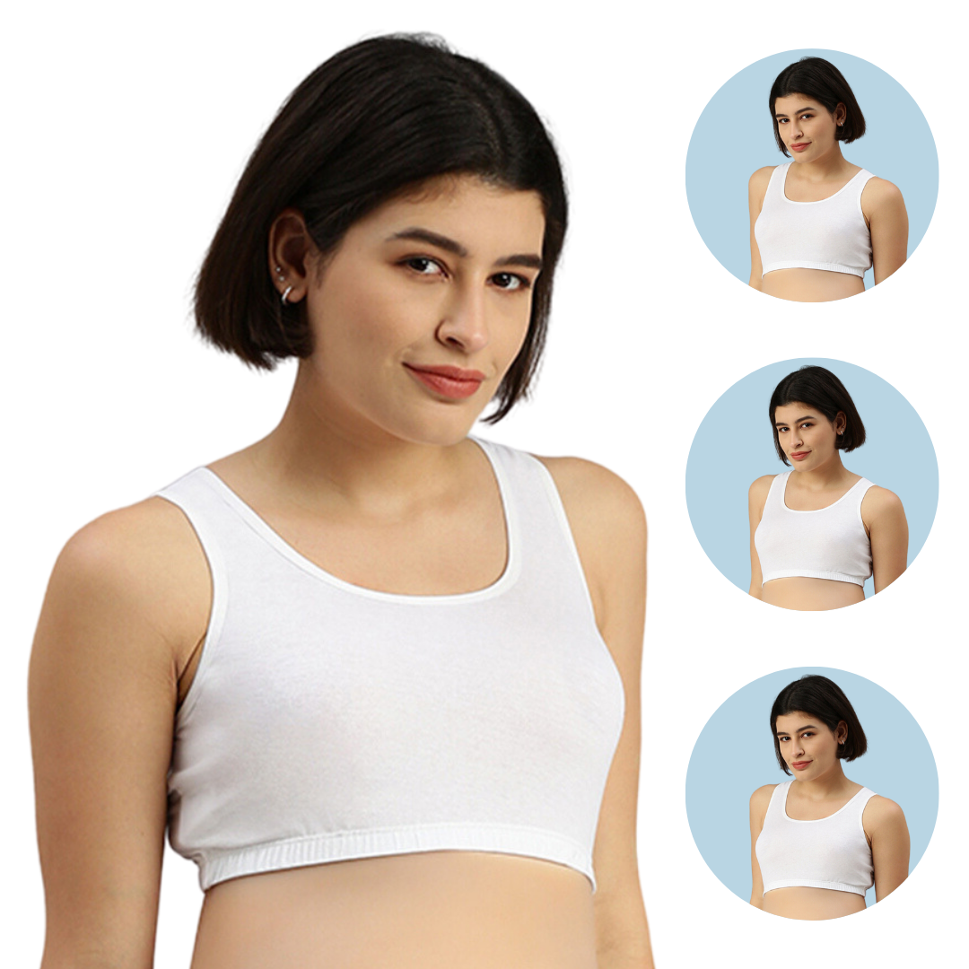 Pregnancy Bra Pack Of 3 White