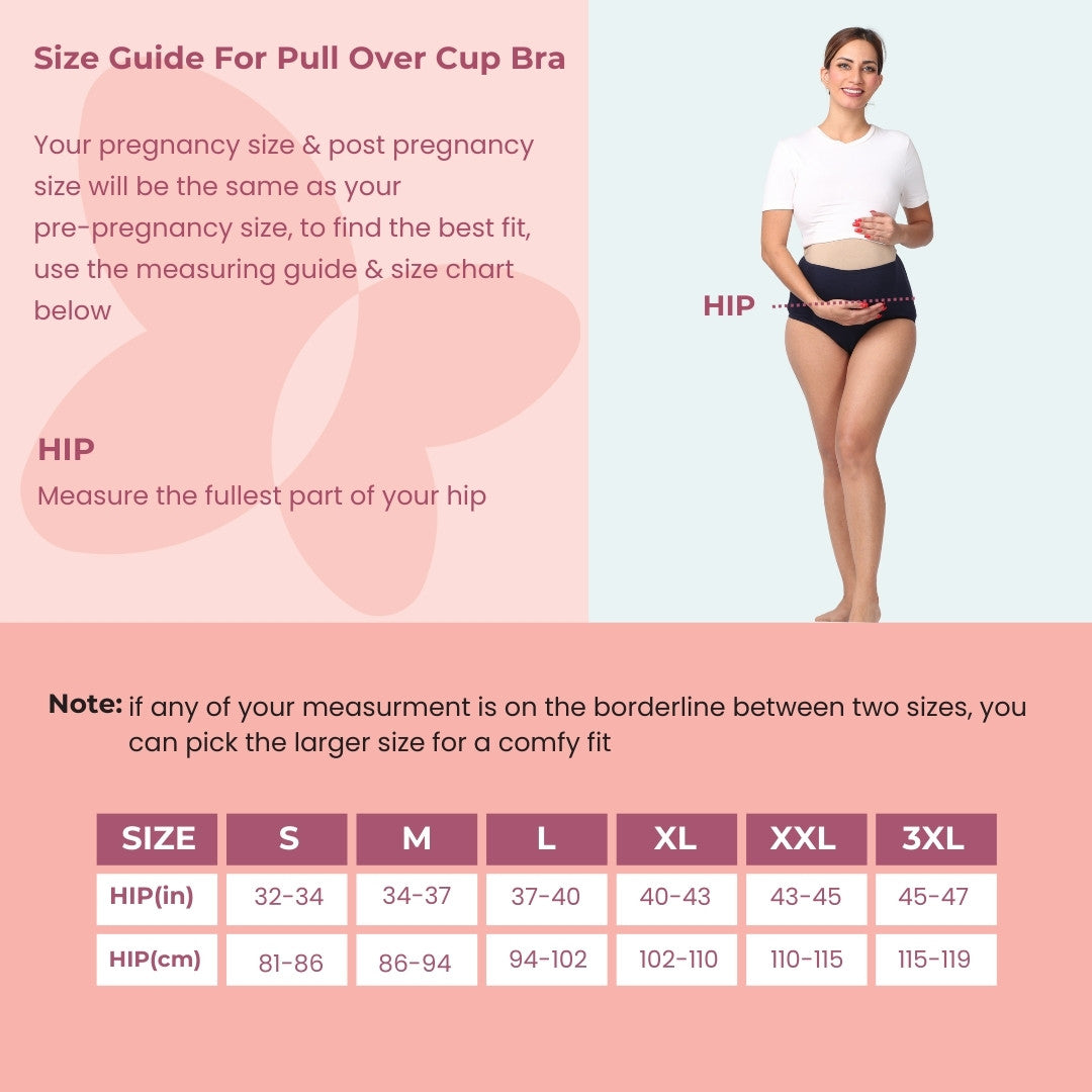 Size Chart Of Hygiene Panty