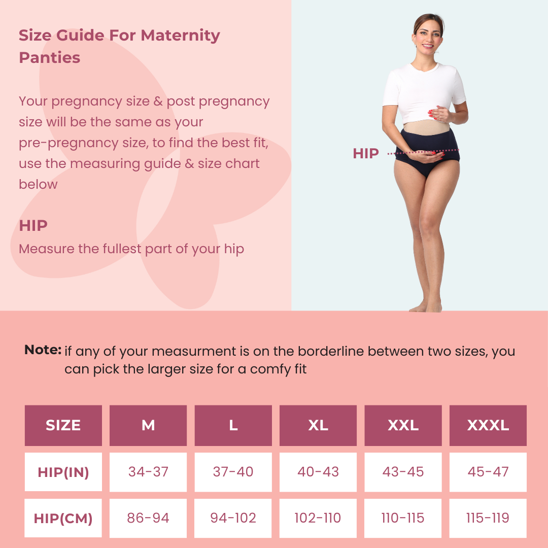 Size Chart Of Hygiene Panty