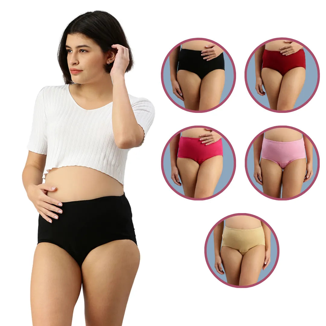 Maternity Hygiene Underwear Multi Colors Pack Of 5