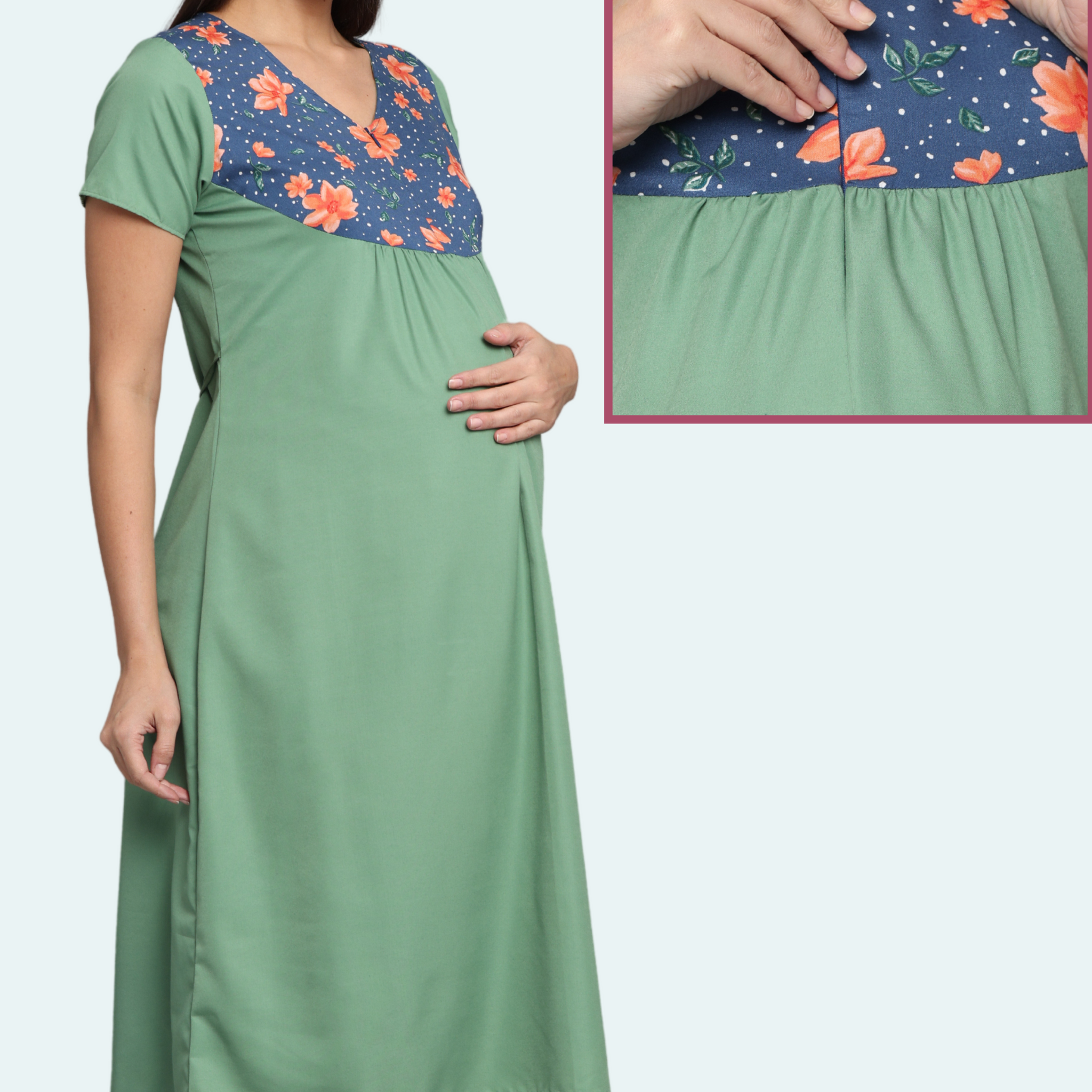 Pregnancy Feeding Gowns