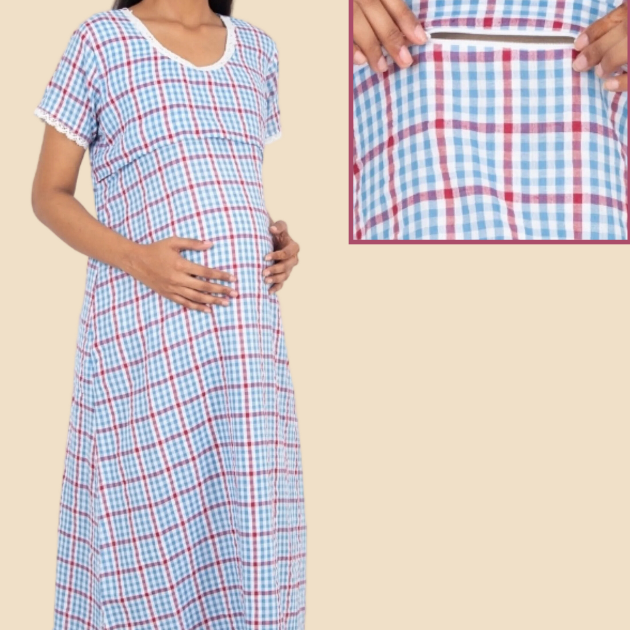 Pregnancy Feeding Gowns