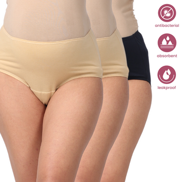 Pack Of 3 Maternity Incontinence Panty