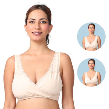 Pack Of 2 LeakProof Sleep Nursing Bras