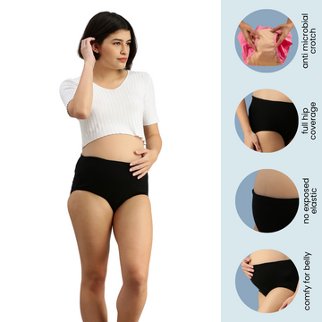Maternity Panty With Hygiene Patch Features