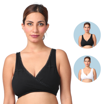 Pack Of 2 LeakProof Sleep Nursing Bras