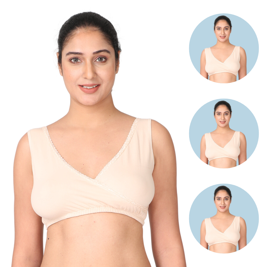 Cotton Nursing Sleep Bra
