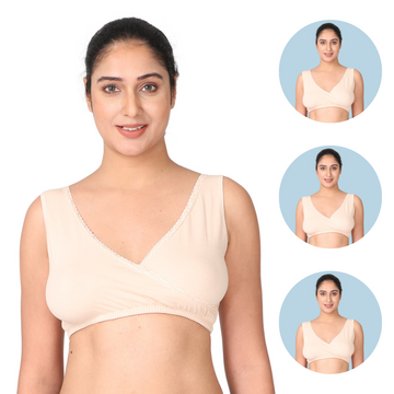 Cotton Nursing Sleep Bra
