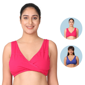Cotton Nursing Sleep Bra