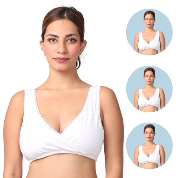 Cotton Nursing Sleep Bra