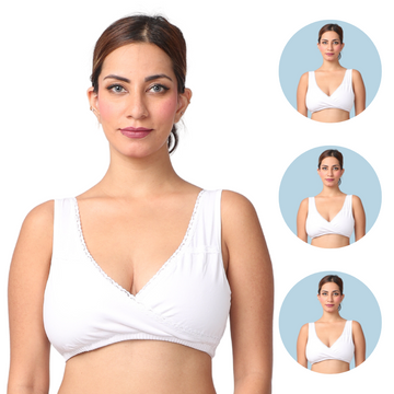 Pack Of 3 LeakProof Sleep Nursing Bras