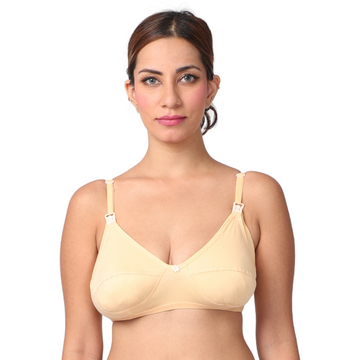 LeakProof Nursing Bra | Drop Cup | Skin Friendly & Non Plastic | Prevents Show Of Milk Stains