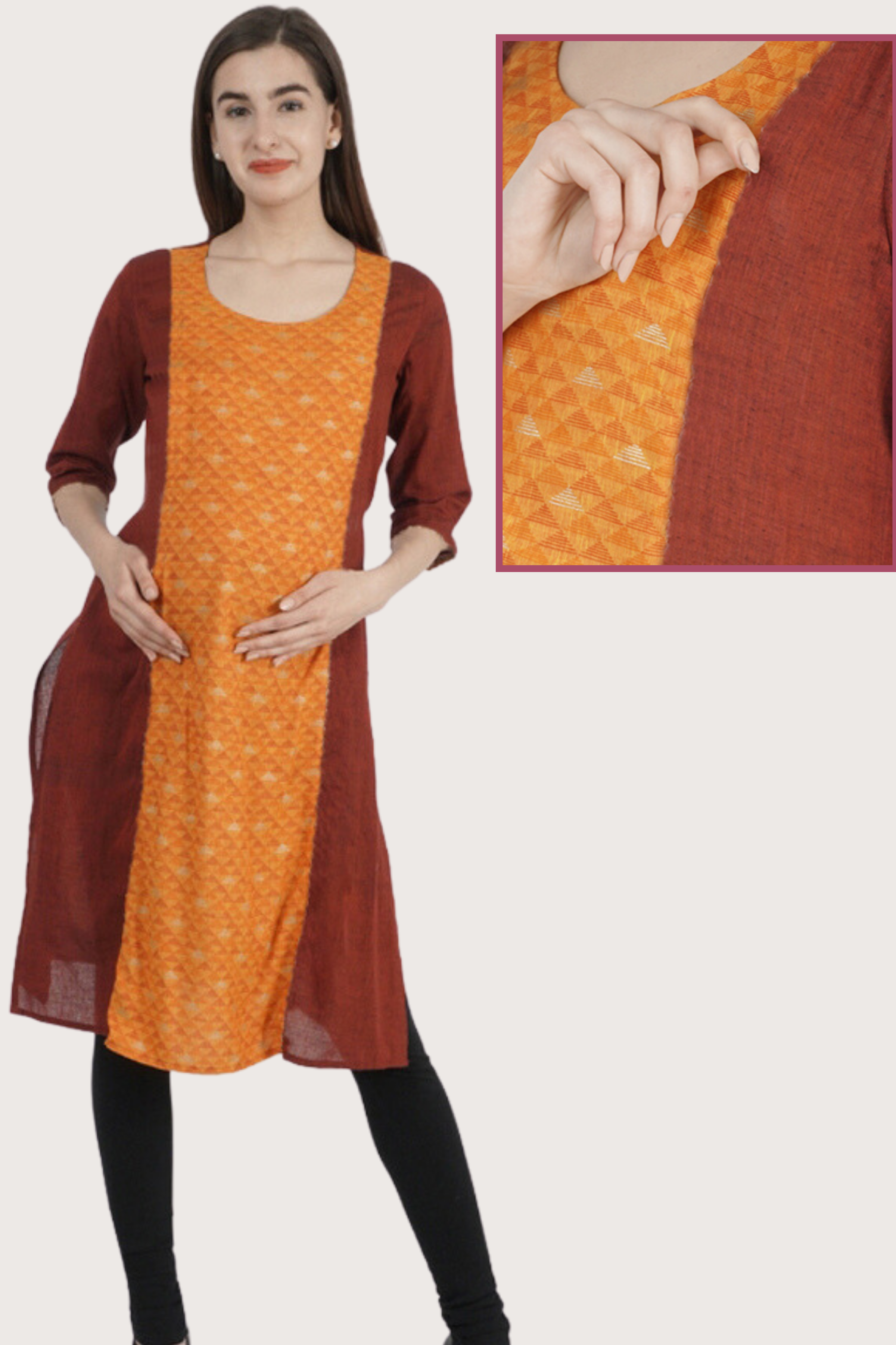 Ethnic Printed Nursing Kurta