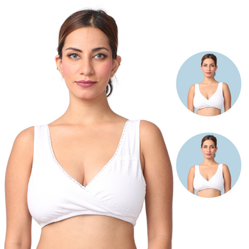 Pack Of 2 LeakProof Sleep Nursing Bras