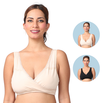 Pack Of 2 LeakProof Sleep Nursing Bras