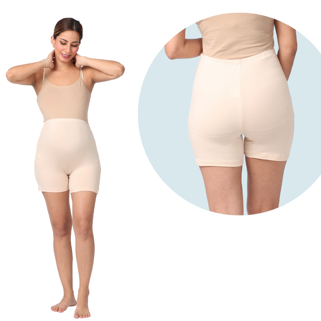 Maternity Under Shorts Front & Back