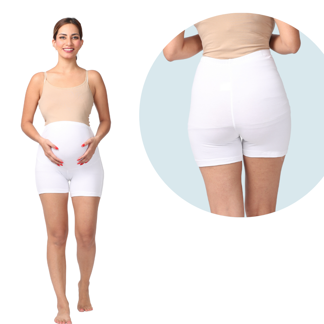 Maternity Under Shorts Front & Back
