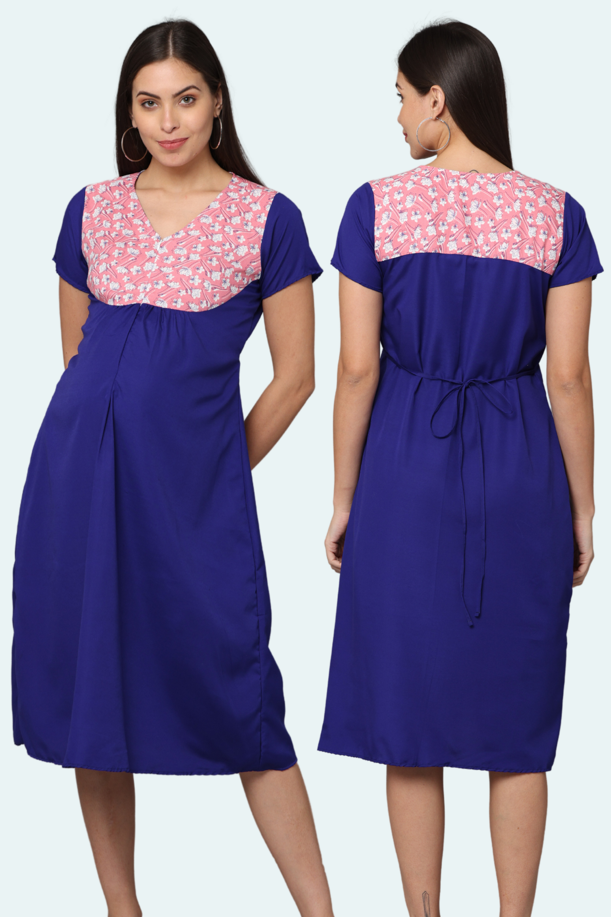 Feeding Gown Front & Back