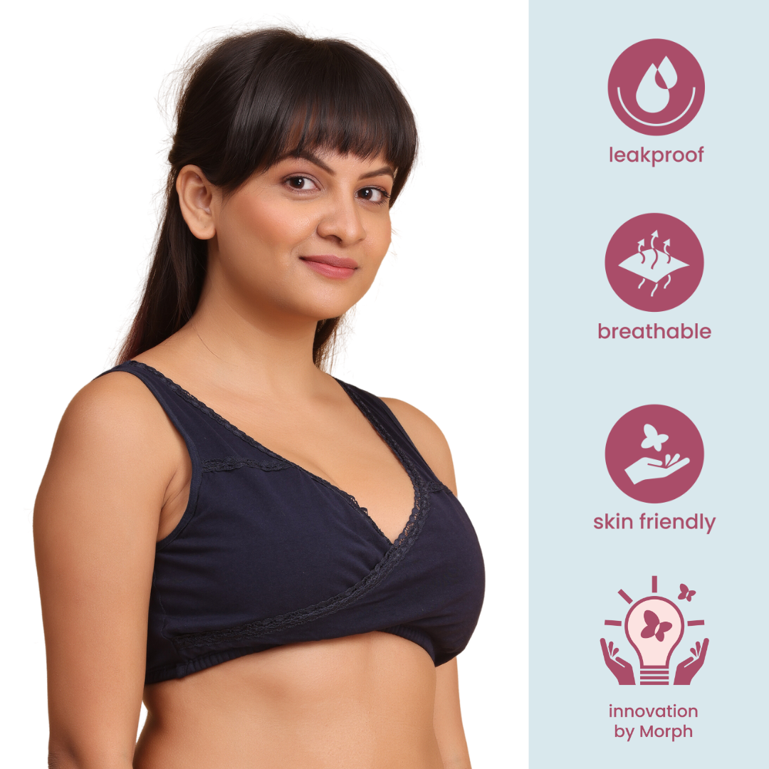 Cotton Nursing Sleep Bra