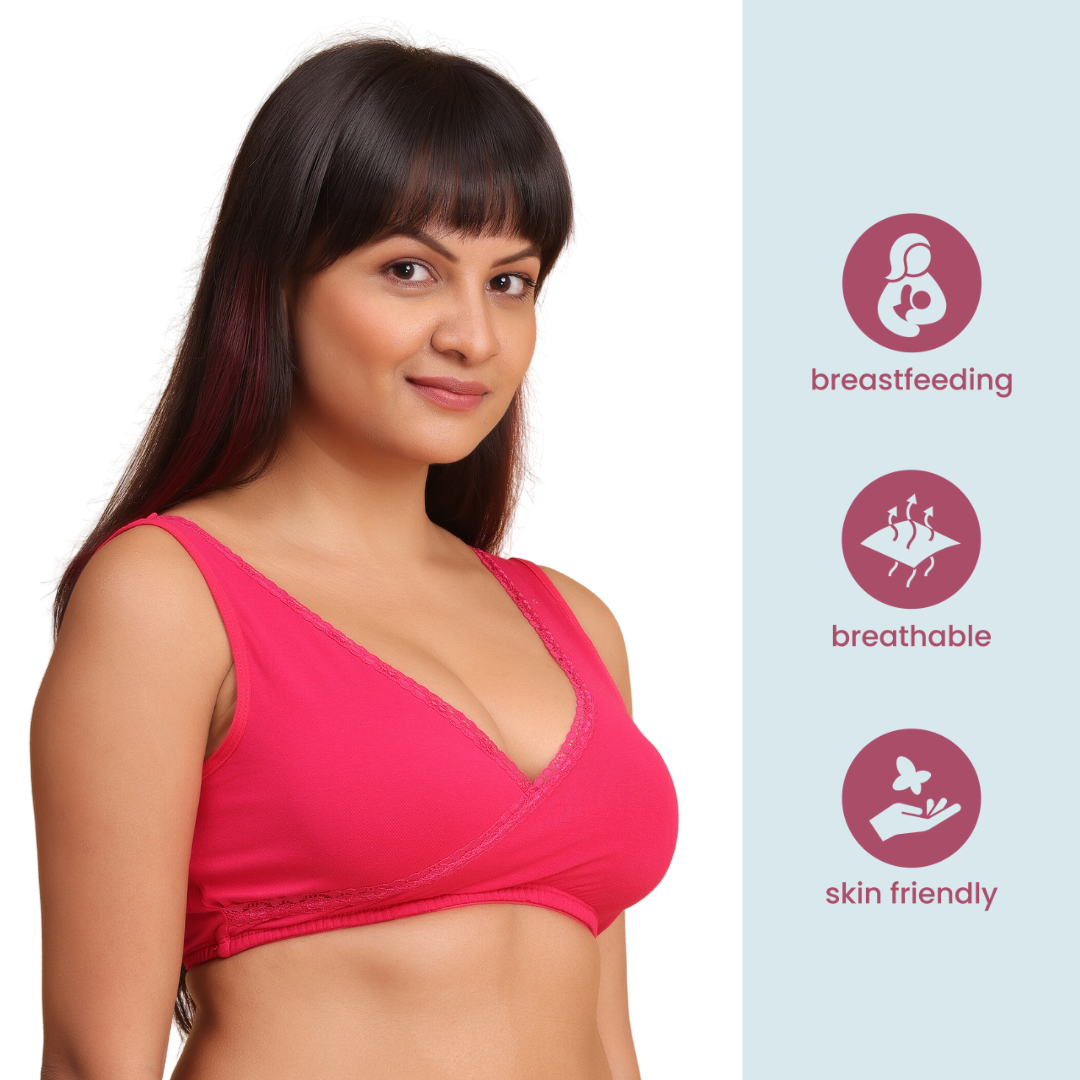 Cotton Nursing Sleep Bra