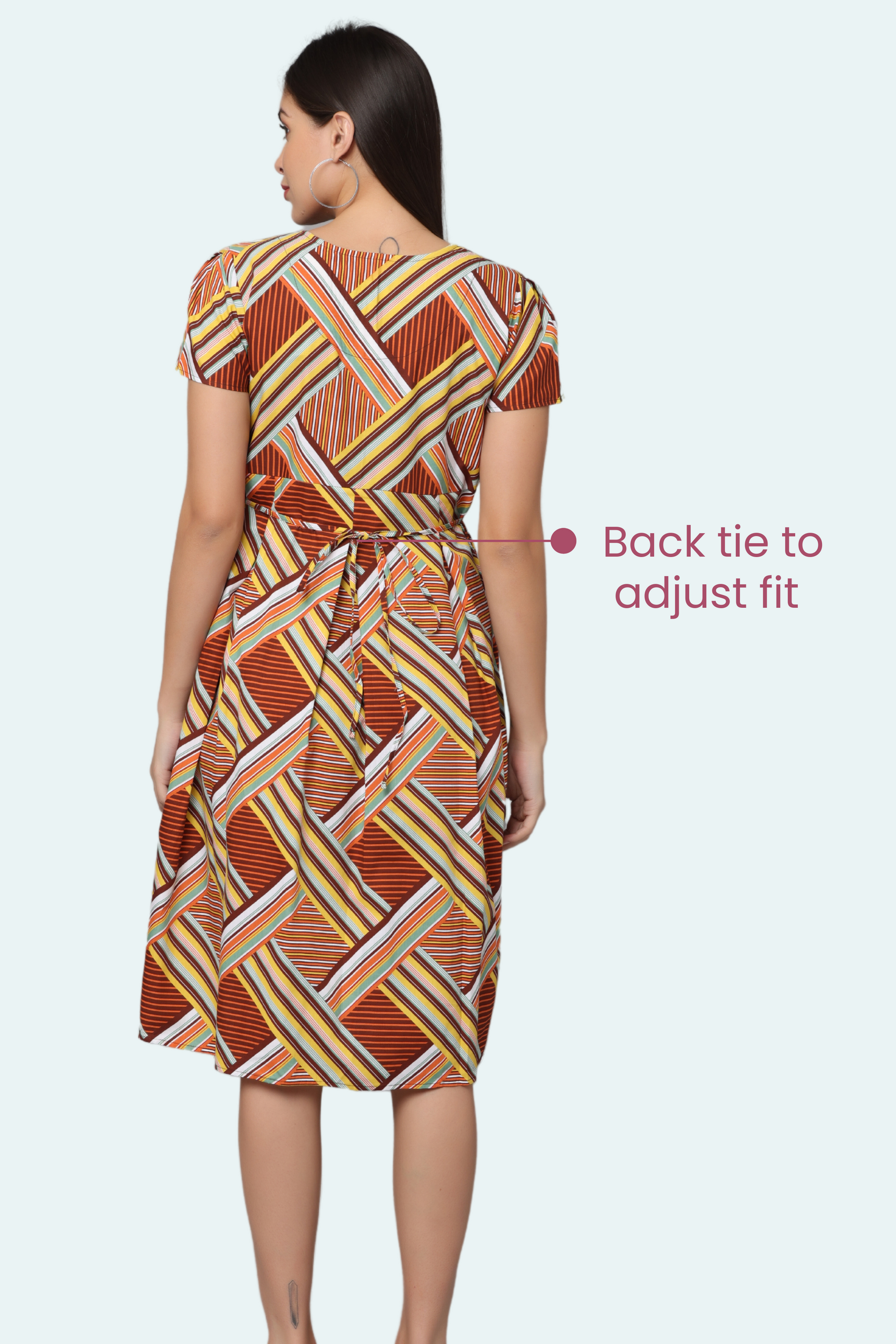 Feeding Dress With Back Tie To Adjust Fit