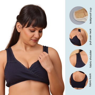 Pack Of 2 LeakProof Sleep Nursing Bras