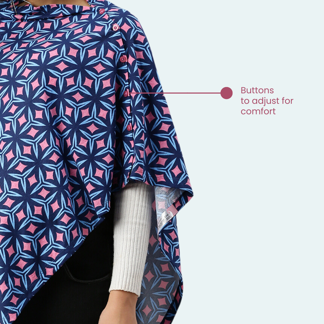 Nursing Cover Buttons To Adjust
