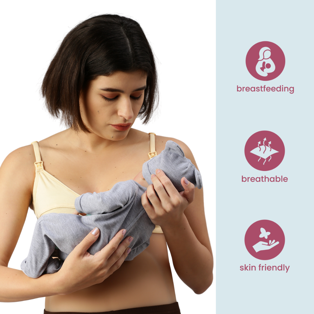 Buy Morph Maternity Pack Of 3 Sleep Nursing Bras - White online