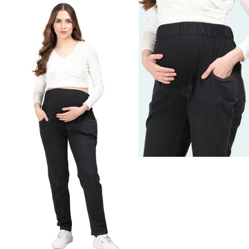 AMPOSH Women's Maternity Pants Stretchy Lounge Workout Pants Casual Loose  Comfy Pregnancy Joggers with Pockets(Black, S) : : Clothing, Shoes  & Accessories