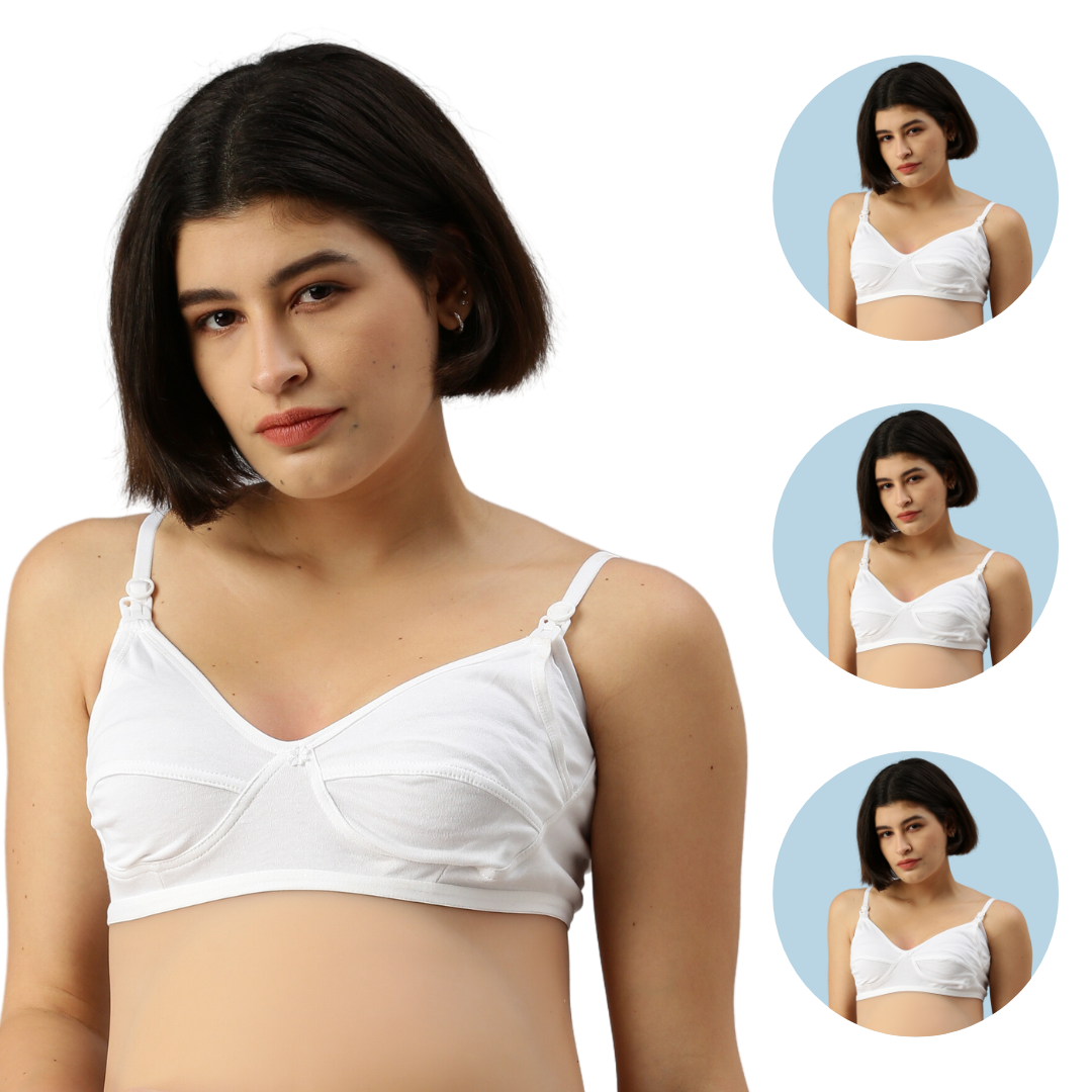 Buy Morph Maternity Pack Of 3 Leak-Proof Sleep Nursing Bras - Multi-Color  Online
