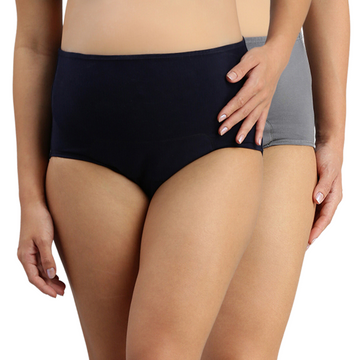 Post Delivery Period Panty Navy Blue & Steel Grey