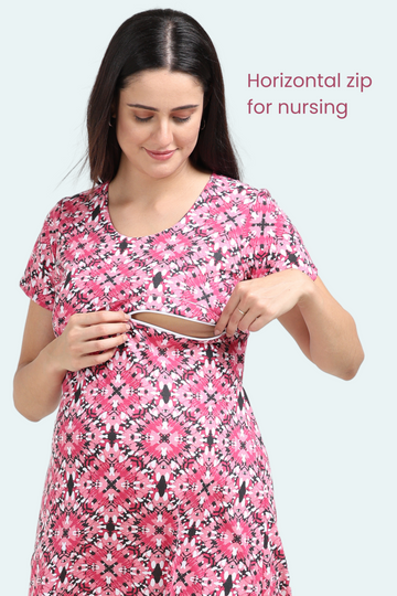 Vertical Nursing Feeding Gowns