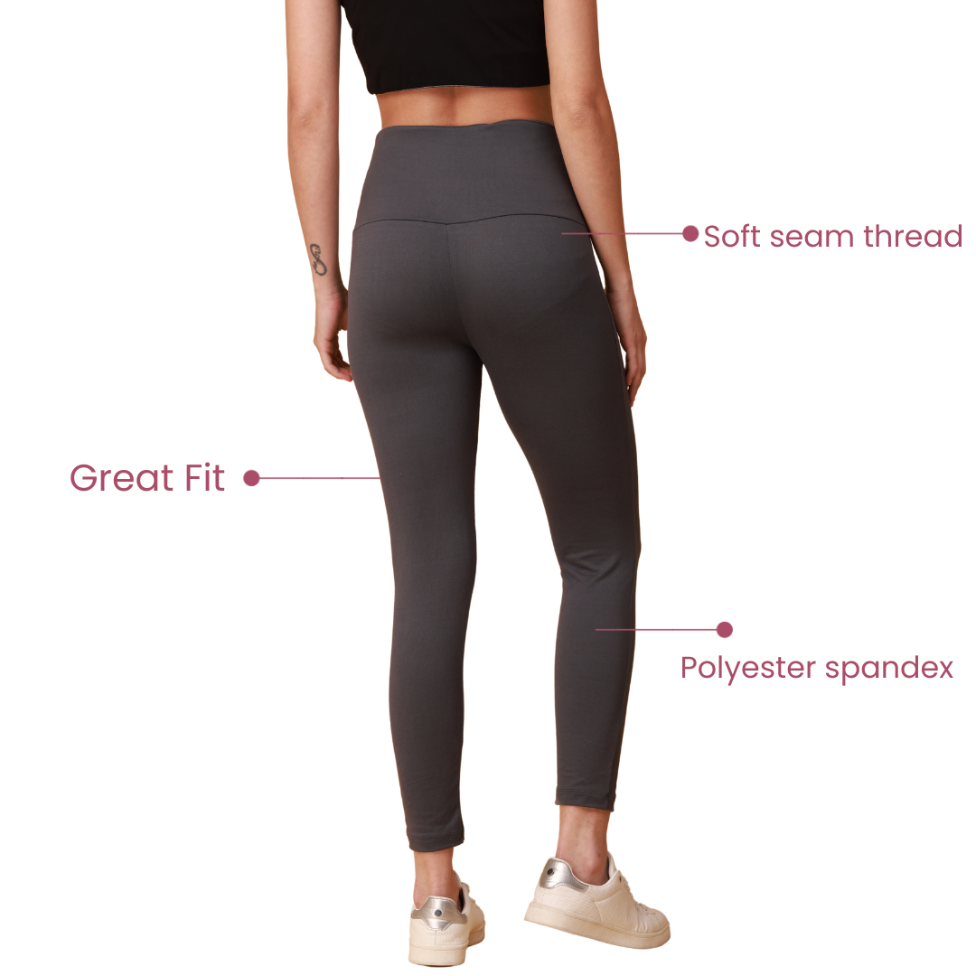 Buy Nite Flite Women'S Ankle Fit Yoga Leggings - Black Online