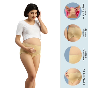 TIMIFIS Maternity Underwear Womens Maternity Shapewear Mid-Thigh Pettipant  Seamless Soft Abdomen Underwear Maternity Biker Shorts - Baby Days