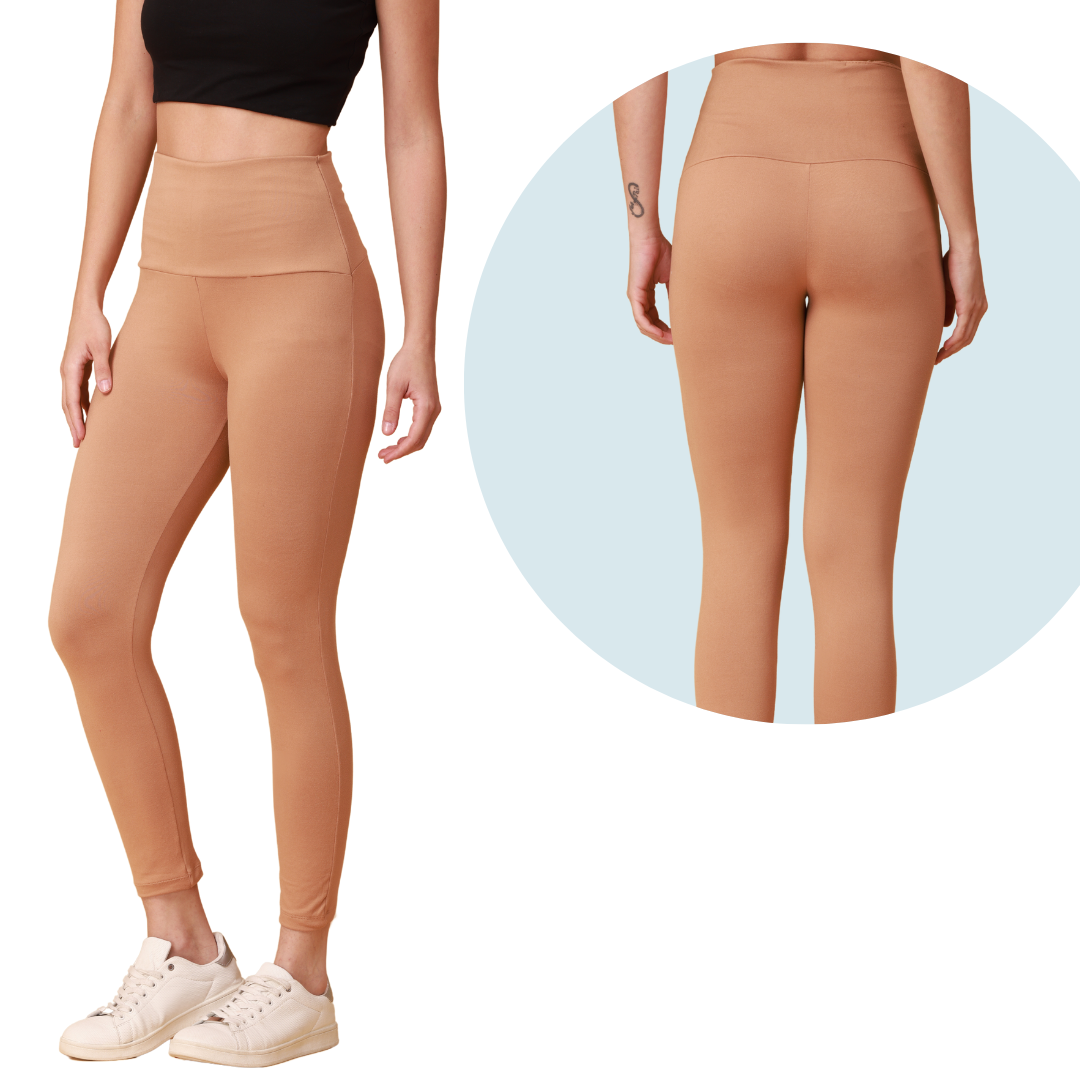 Brown Buttery Soft Leggings With Side Pocket · Filly Flair