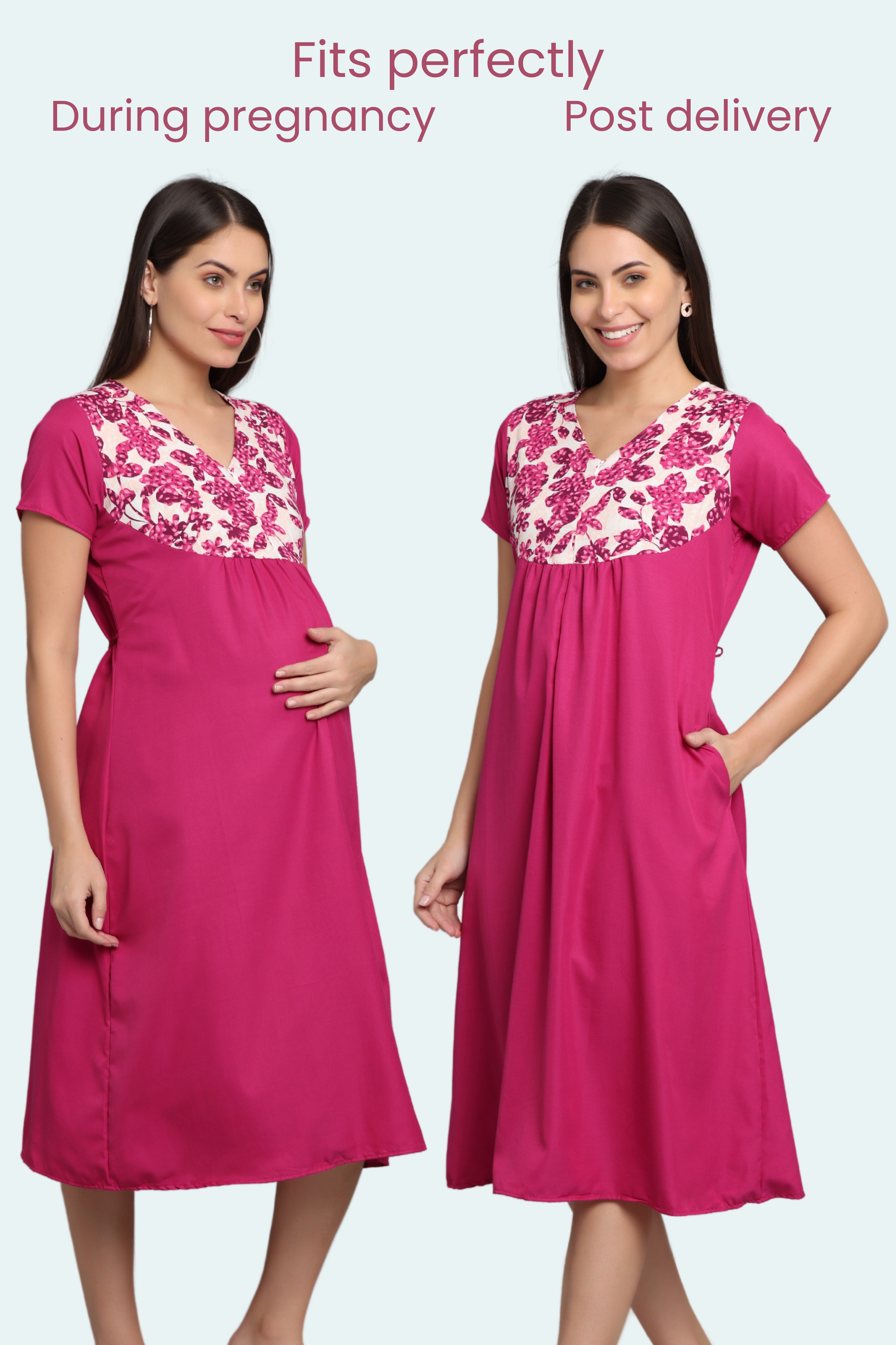 Maternity Gowns During Pregnancy & After Pregnancy