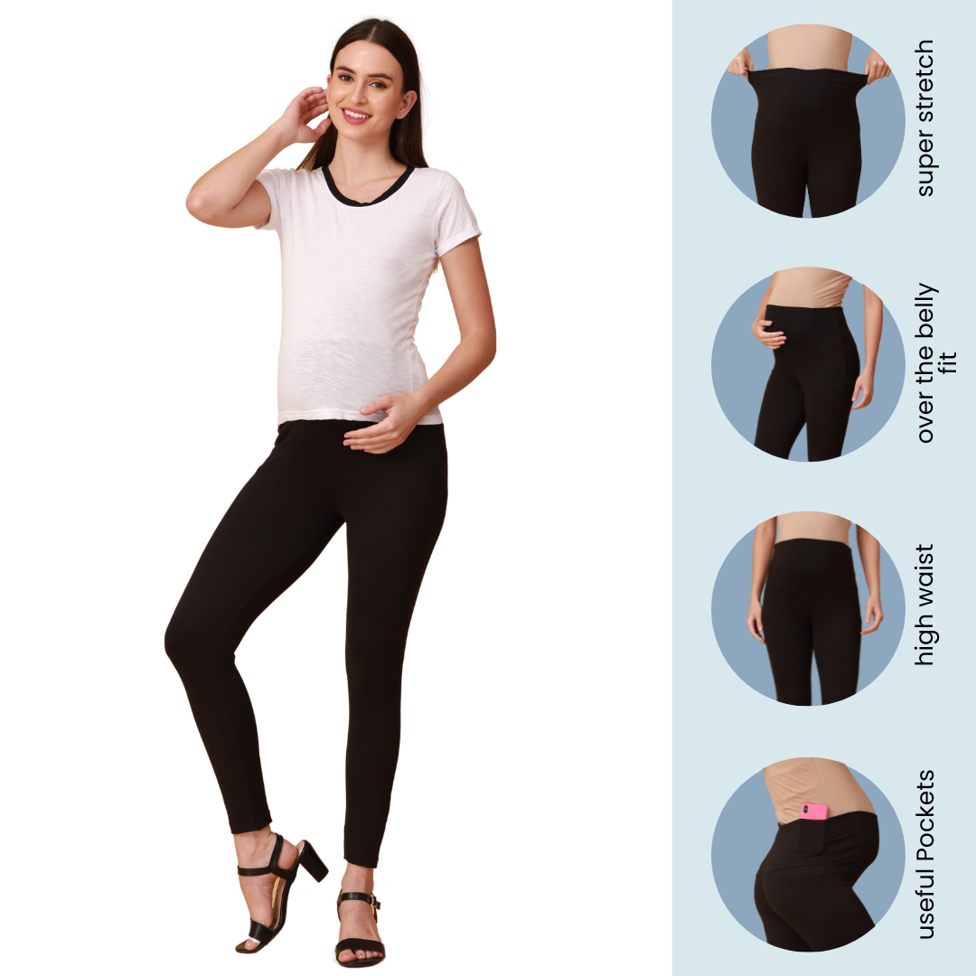 Maternity Shorts Maternity Leggings Over The Belly Pregnancy Biker Shorts  Maternity Pants with Extra Back Support (Black Leggings, Large), Black  Leggings, L price in Saudi Arabia | Amazon Saudi Arabia | kanbkam