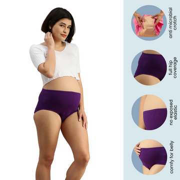 Dec Mocare Cotton Maternity Underwear Multi Pack | Under Bump Pregnancy  Panties
