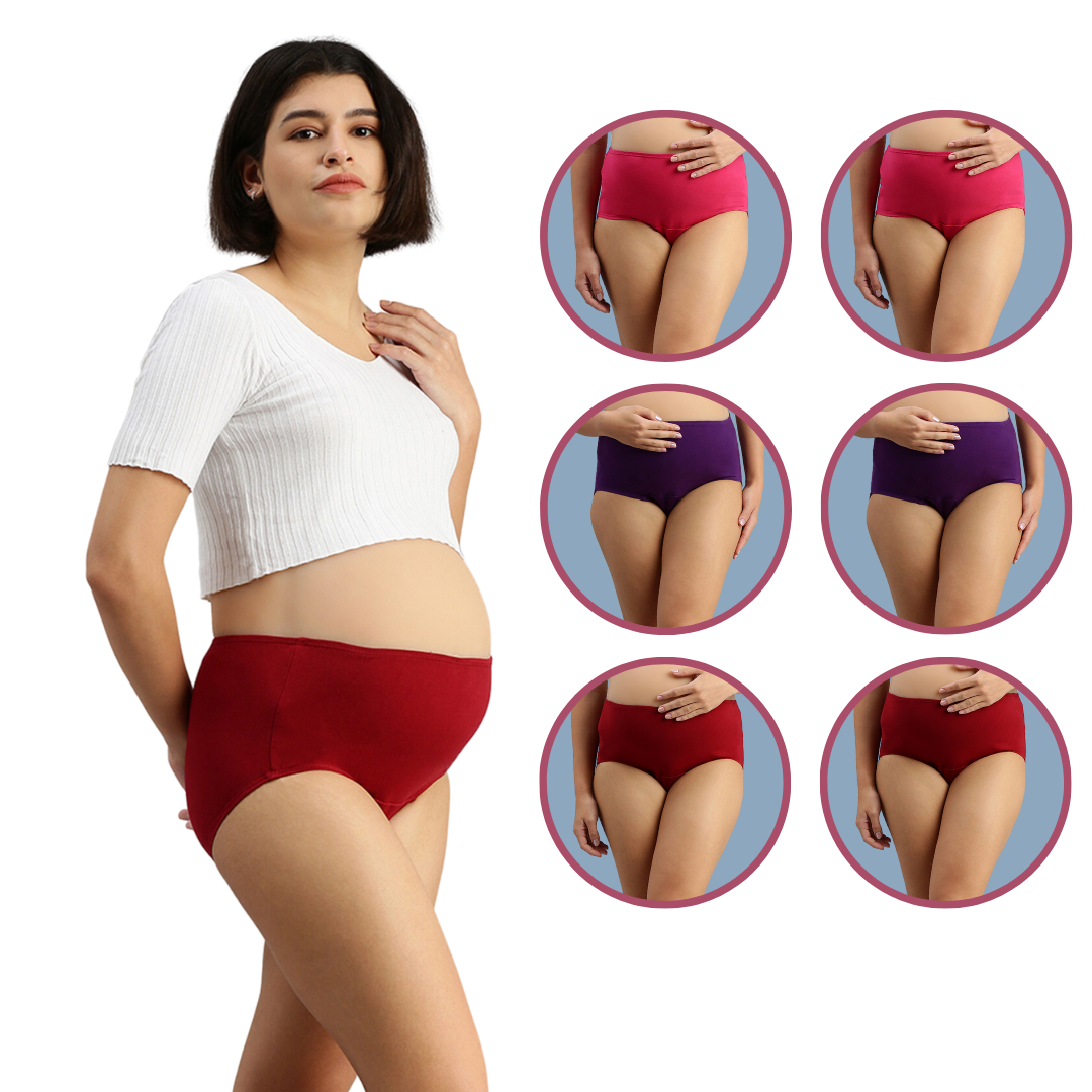 Maternity panty with hygiene patch