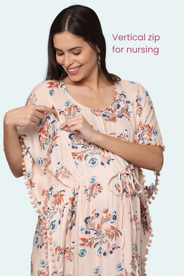 MORPH maternity Women A-line Beige Dress - Buy MORPH maternity Women A-line  Beige Dress Online at Best Prices in India