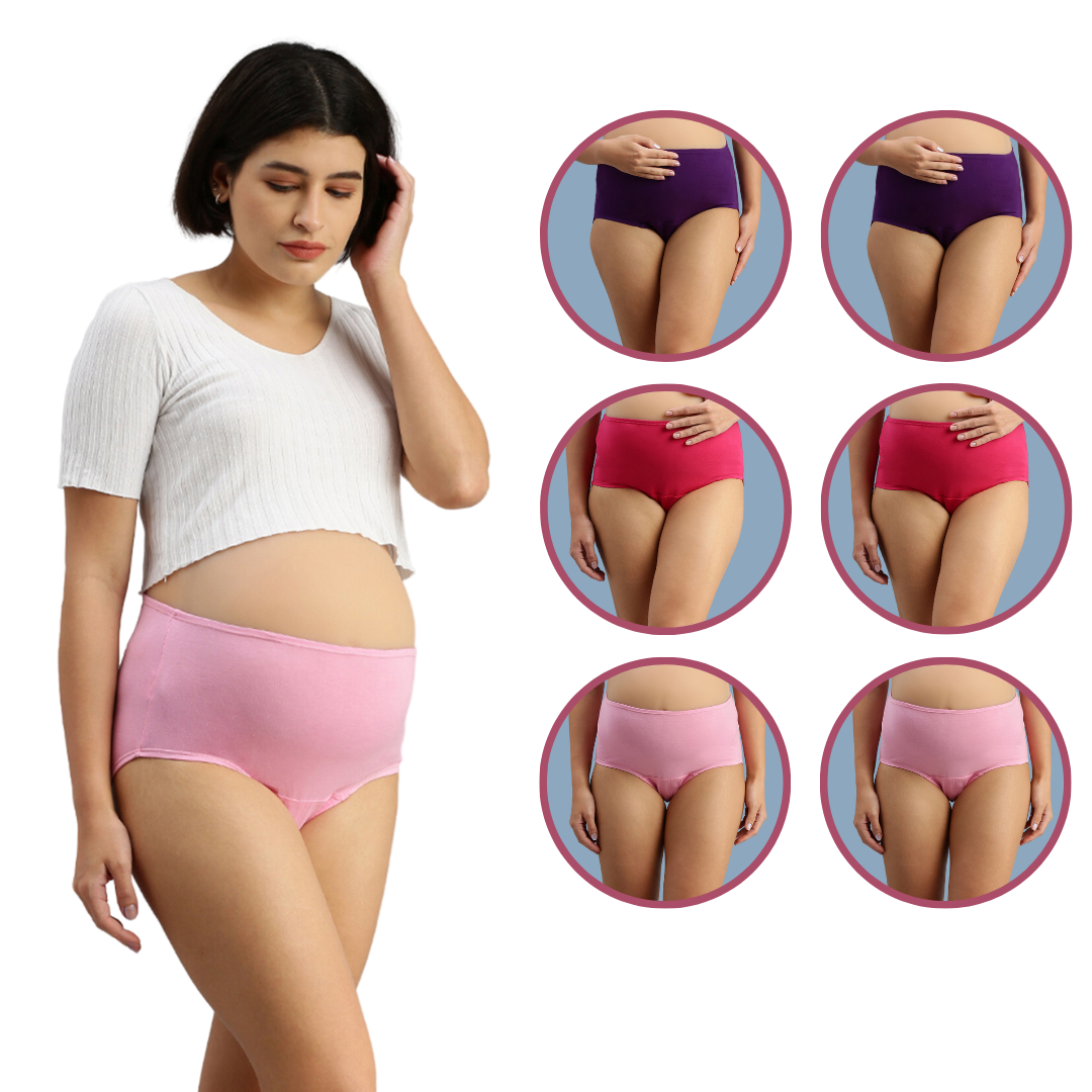 Maternity panty with hygiene patch