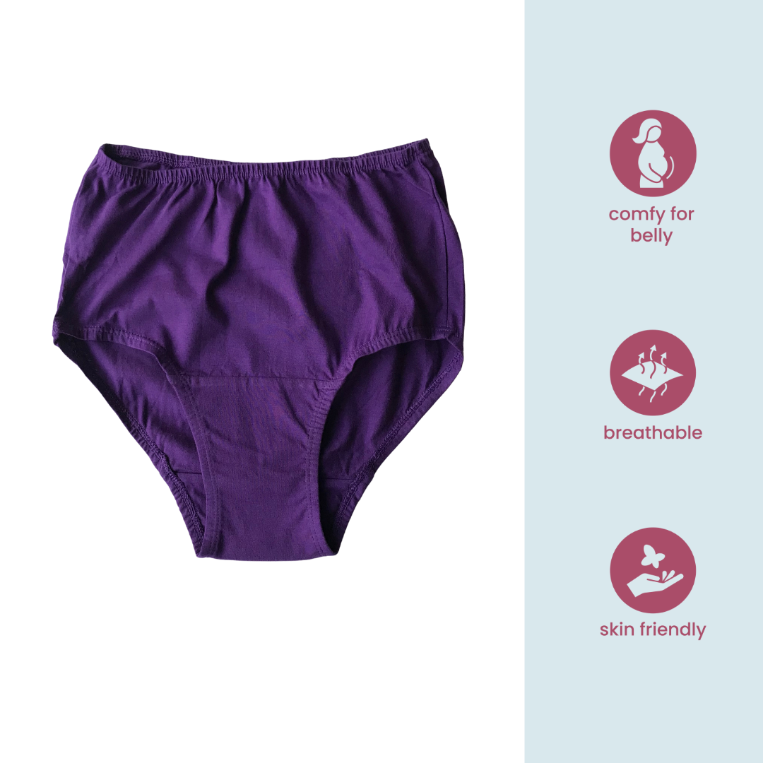 Pregnancy Panty | High Waist | Full Back Coverage | Pack of 2