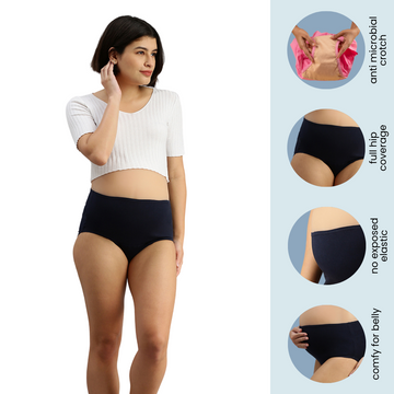 Geifa Cotton Maternity Panty/Soft Cotton Panty/Pregnancy Soft and  Comfortable Fabrics give You a Better Pregnancy Experience You Feel Happy