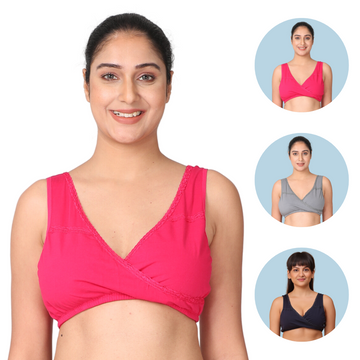 🤱🏻 Buy Leakproof Maternity Cotton Sleep Bras For Comfortable Night Feeds