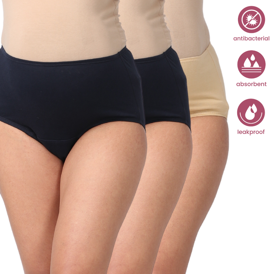 Pack Of 3 Maternity Incontinence Panty