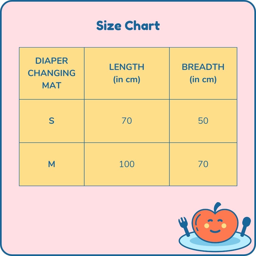 Baby Mat Size Chart