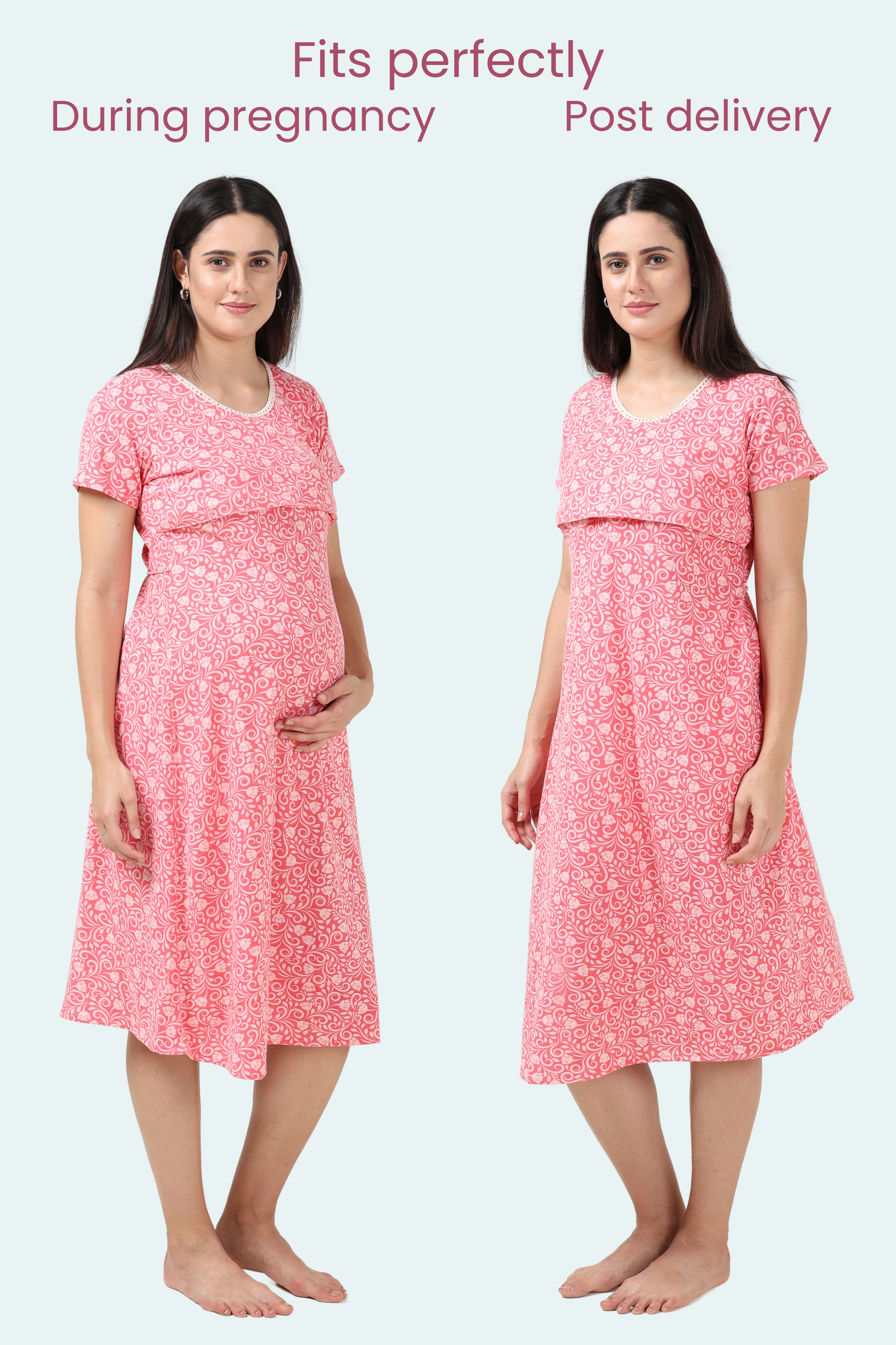 Maternity Gowns During Pregnancy & After Pregnancy